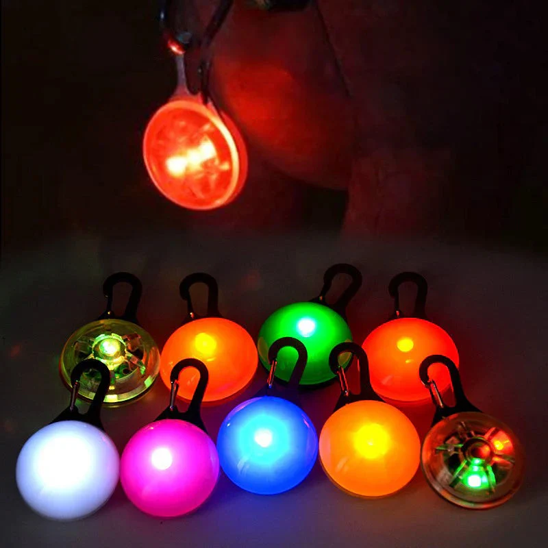 Led Luminous Dog Cat Collar Glowing Pendant Pet Leads Glow Accessories Bright Necklace Luminous Collar Night Safety Decoration - Image 2