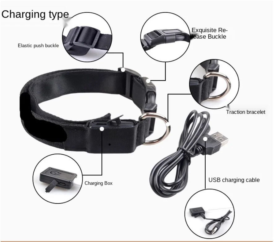 LED Pet Dog Collar for Night Safety | Bright USB Rechargeable - Image 19