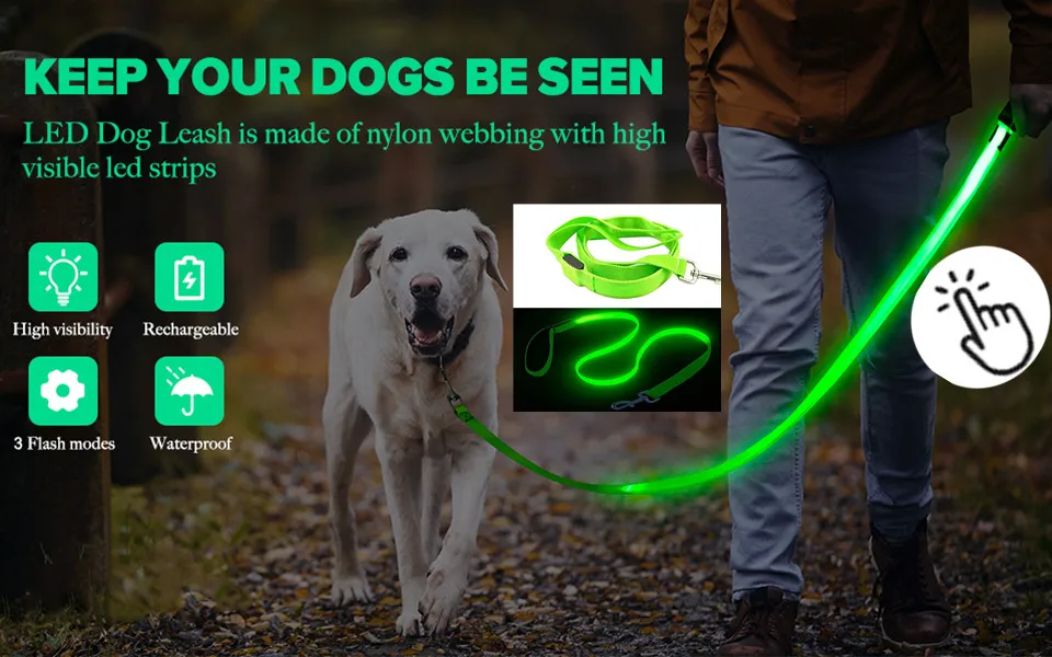 LED Pet Dog Collar for Night Safety | Bright USB Rechargeable - Image 8