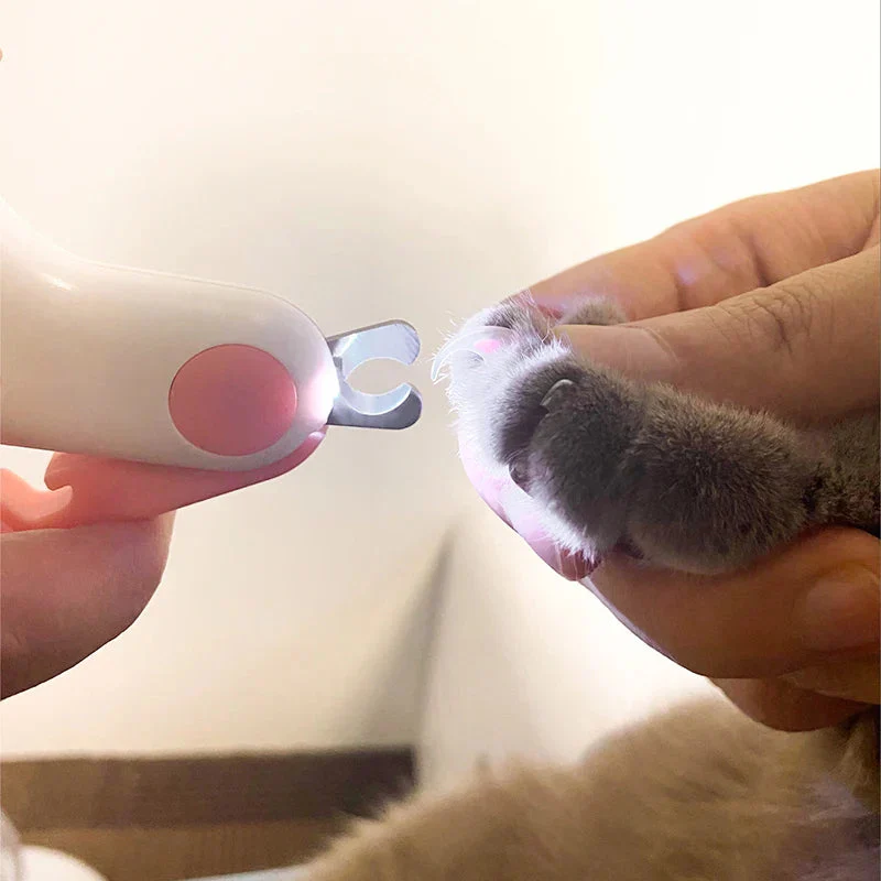 LED Pet Nail Clipper – Cat & Dog Claw Trimmer with Safety Lock - Image 3