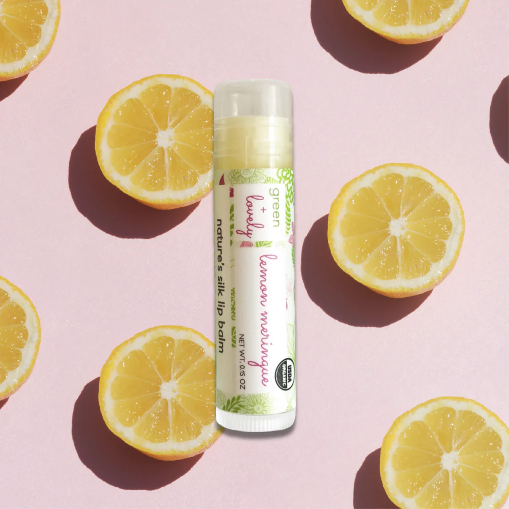 Lemon Meringue /// Organic Lip Balm Butter for Intense Moisture - Beauty Gift - Image 2