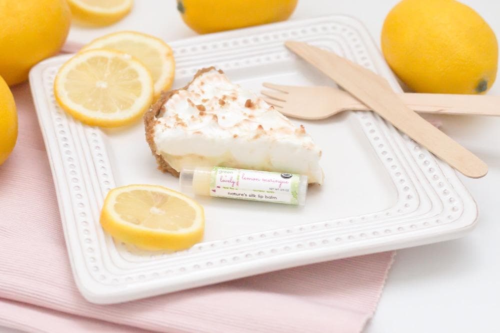 Lemon Meringue /// Organic Lip Balm Butter for Intense Moisture - Beauty Gift - Image 5