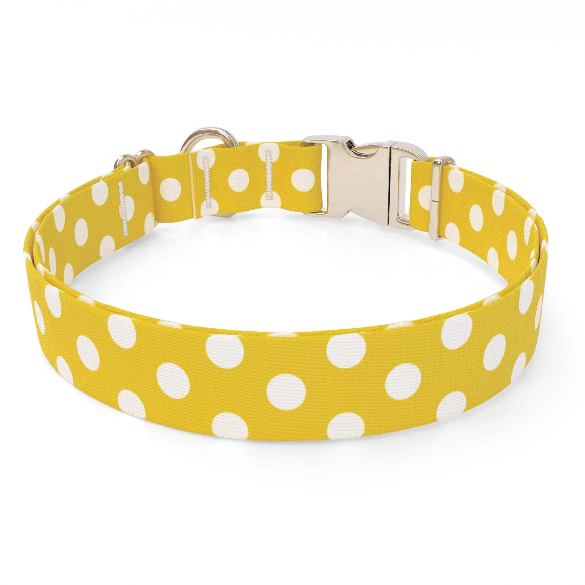 Lemon Polka Dot Dog Collar - Image 2
