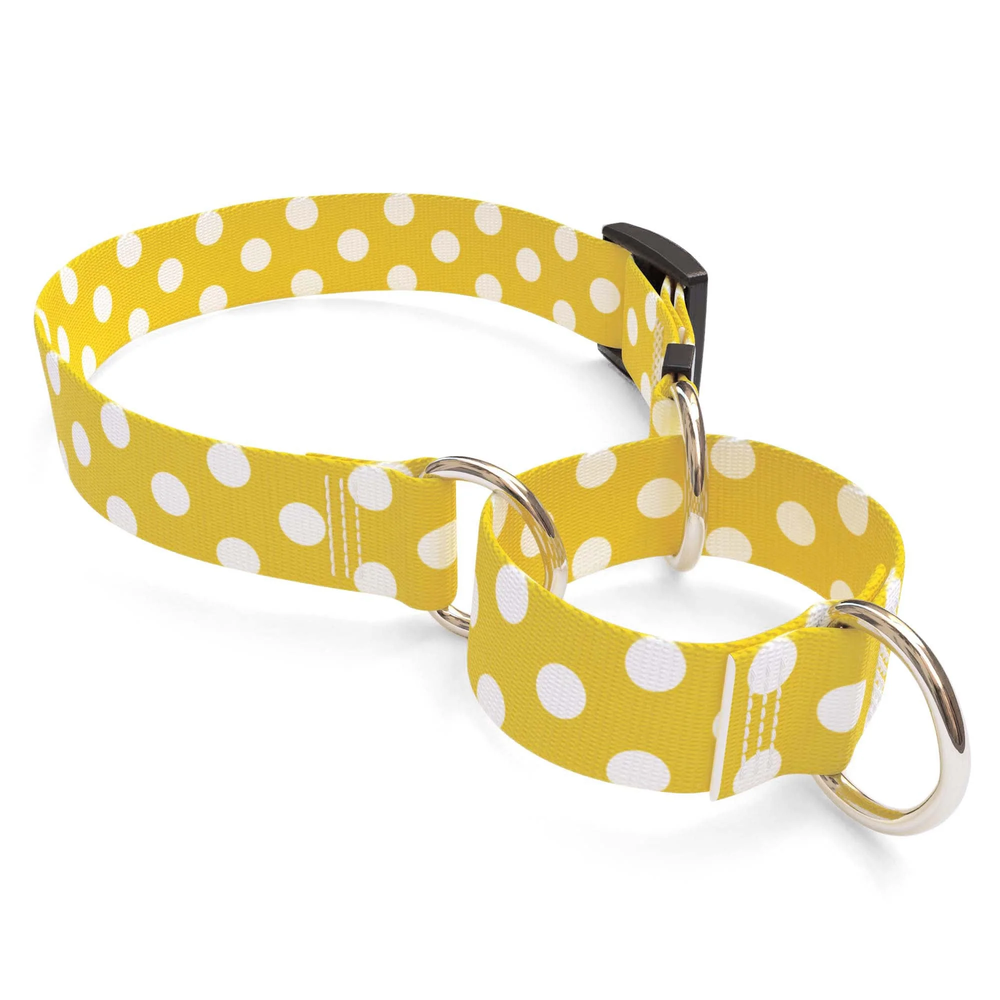 Lemon Polka Dot Dog Collar - Image 3