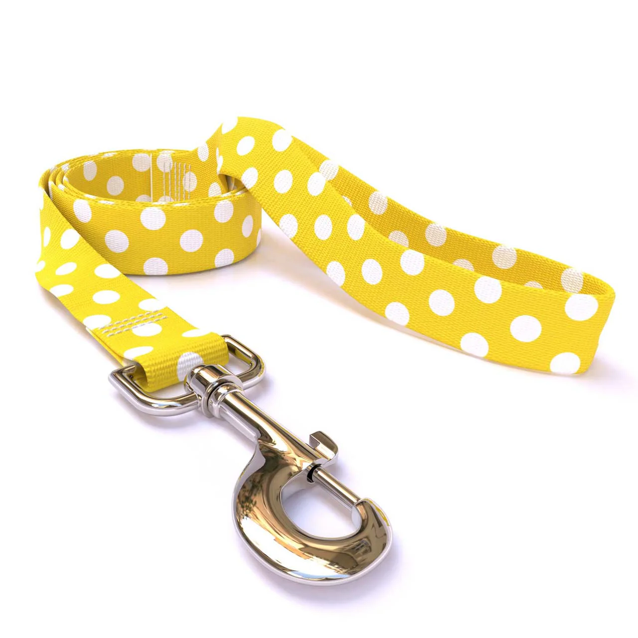 Lemon Polka Dot Dog Leash - Image 2