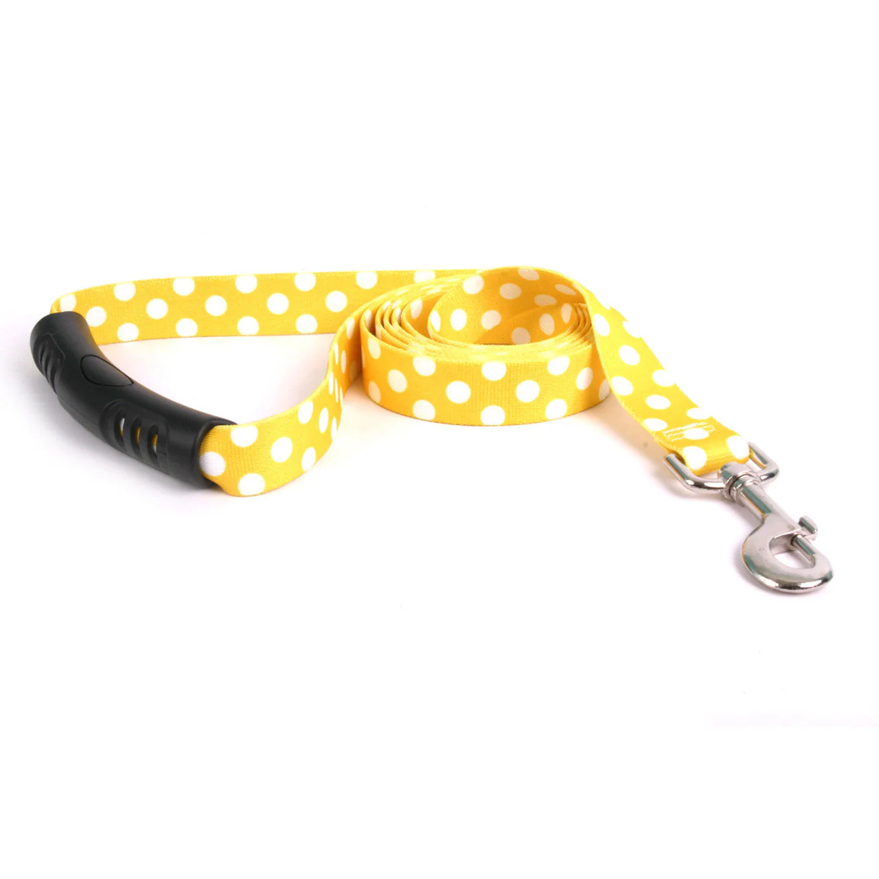 Lemon Polka Dot Dog Leash - Image 3