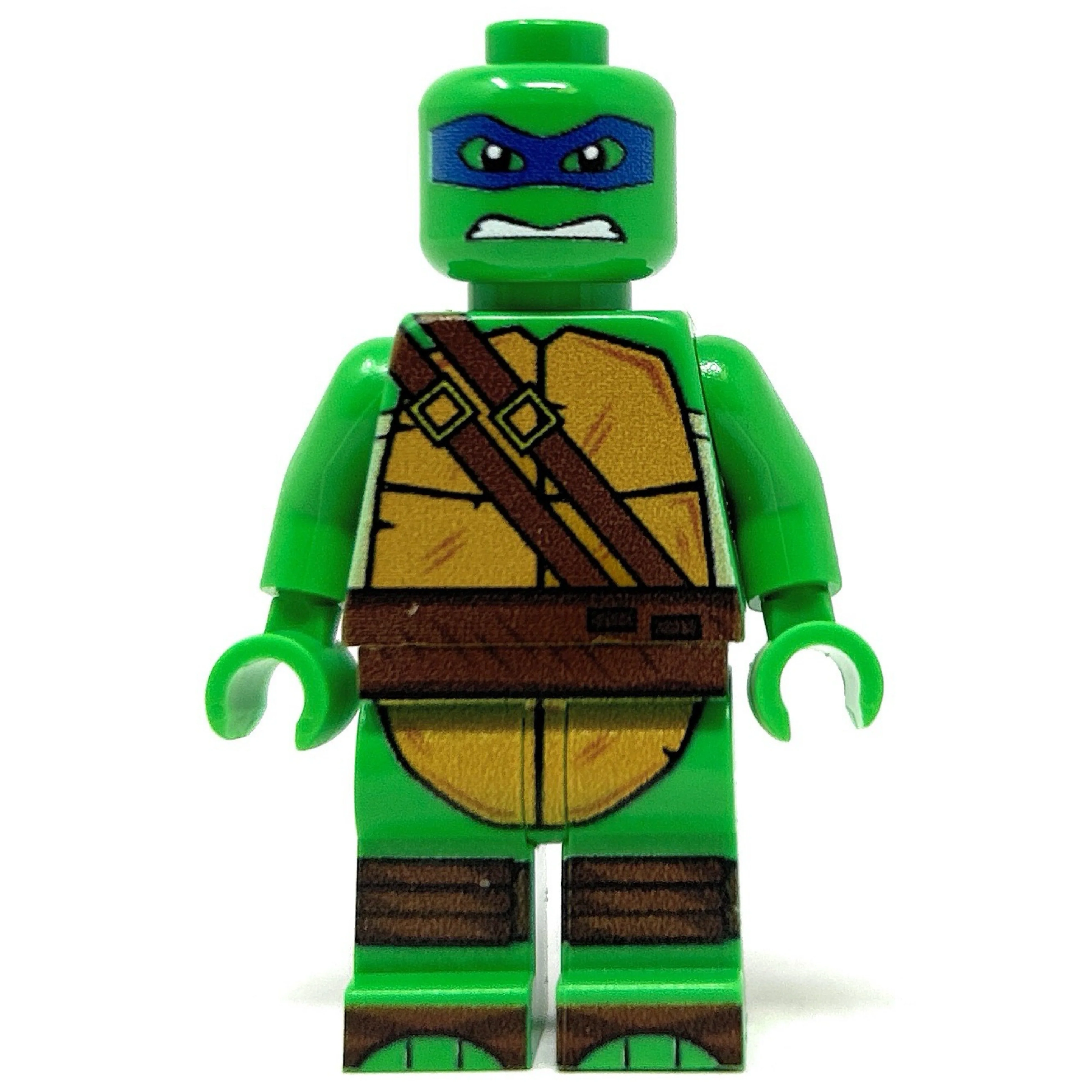 Leo Blue Fighter Turtle - Custom Minifig made using LEGO parts - Image 2