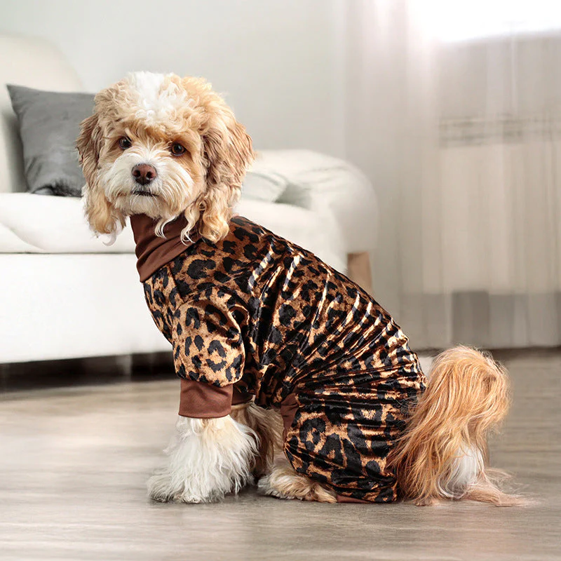 Leopard Dog Pajamas – Soft, Stretchy & Stylish Sleepwear - Image 2