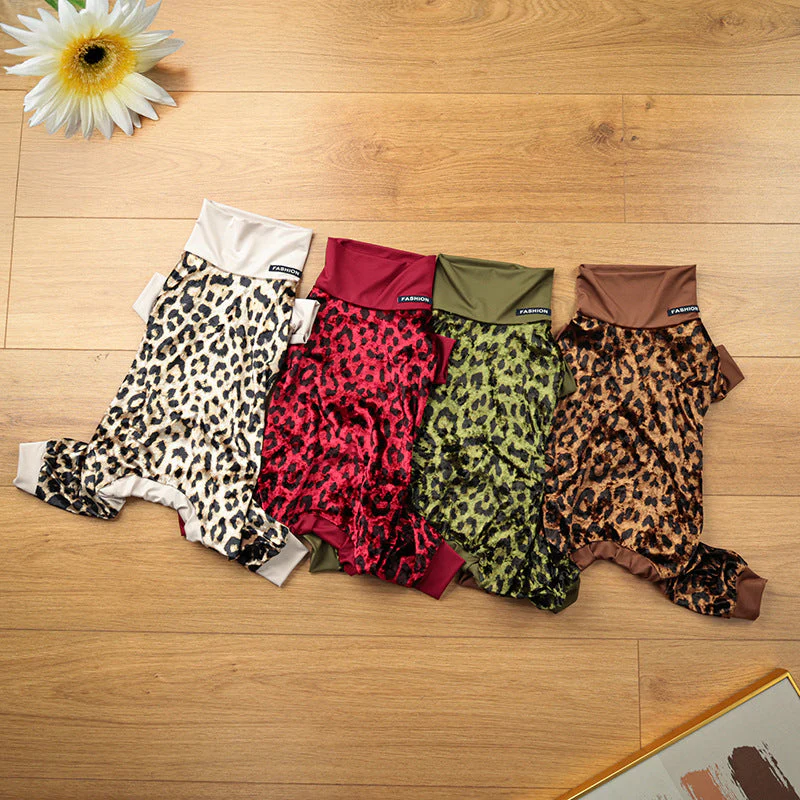 Leopard Dog Pajamas – Soft, Stretchy & Stylish Sleepwear - Image 6