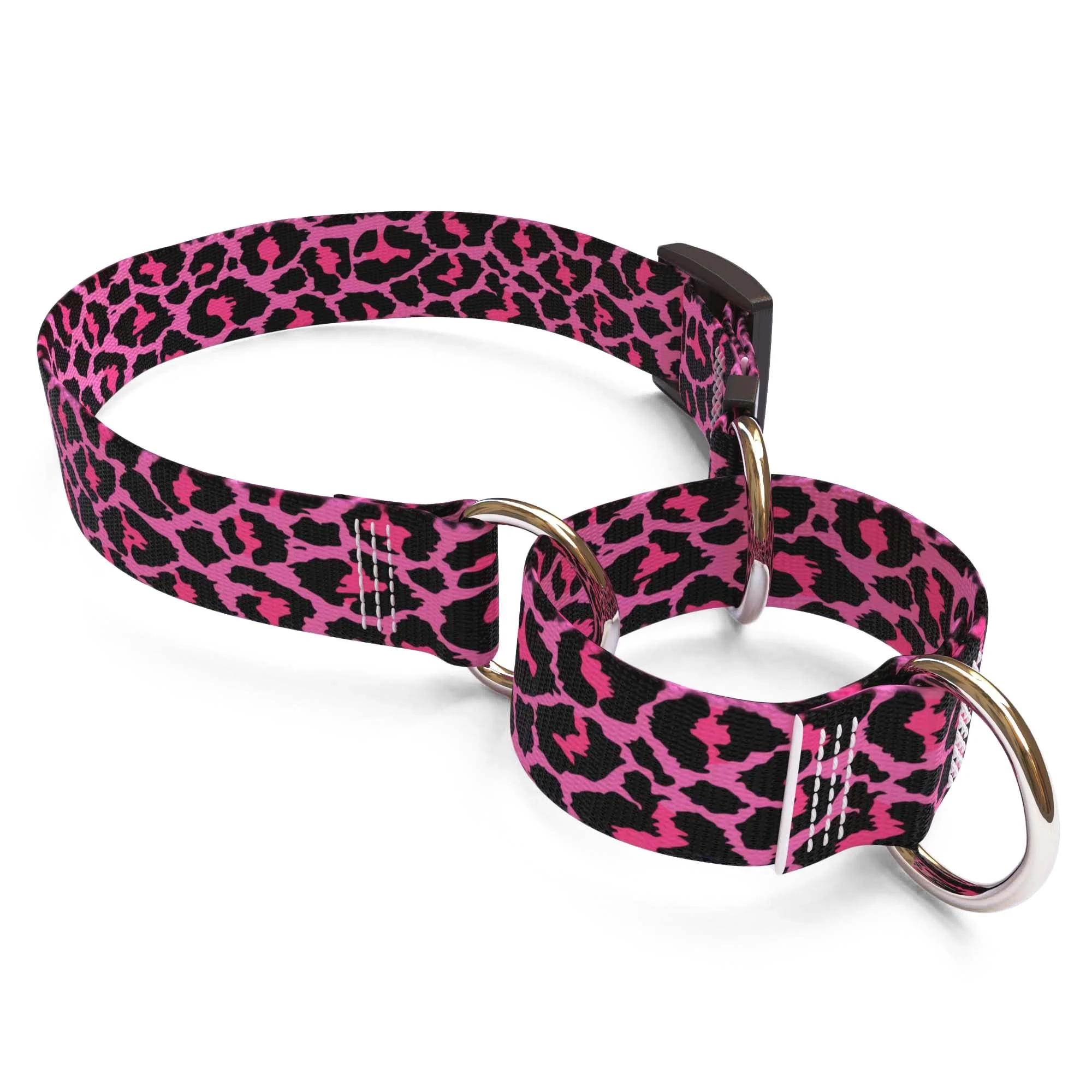 Leopard Pink Dog Collar - Image 3