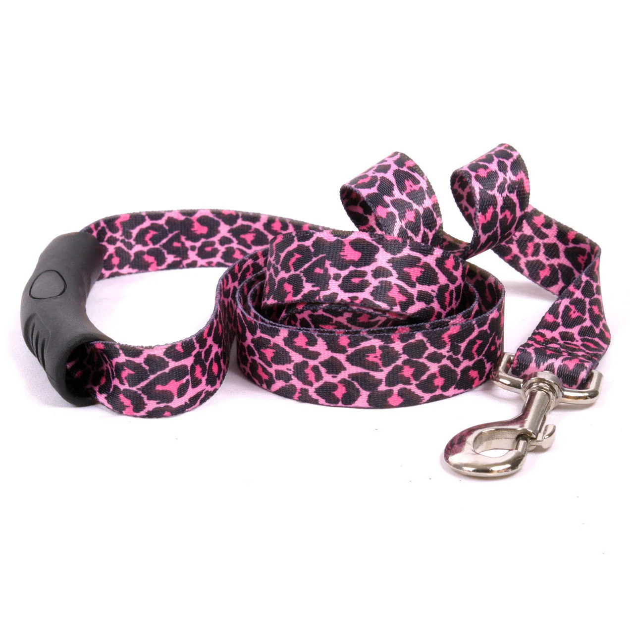 Leopard Pink Dog Leash - Image 2