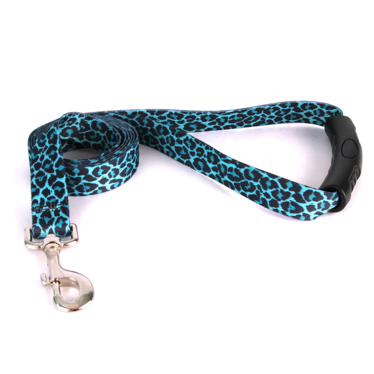 Leopard Teal Dog Leash - Image 3