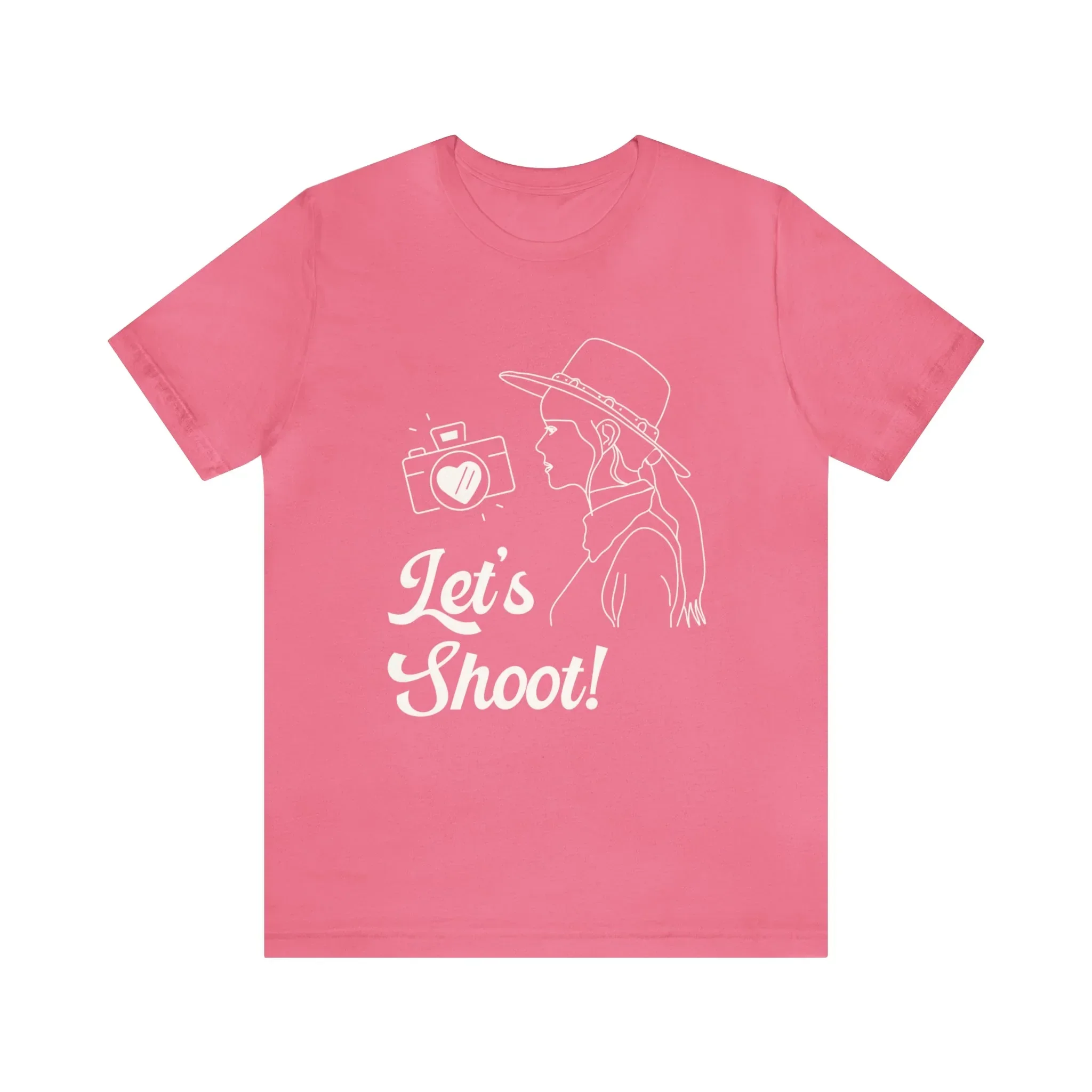 Let's Shoot! | Funny Western Aesthetic Tee Shirt for Wedding Photographer - Image 2