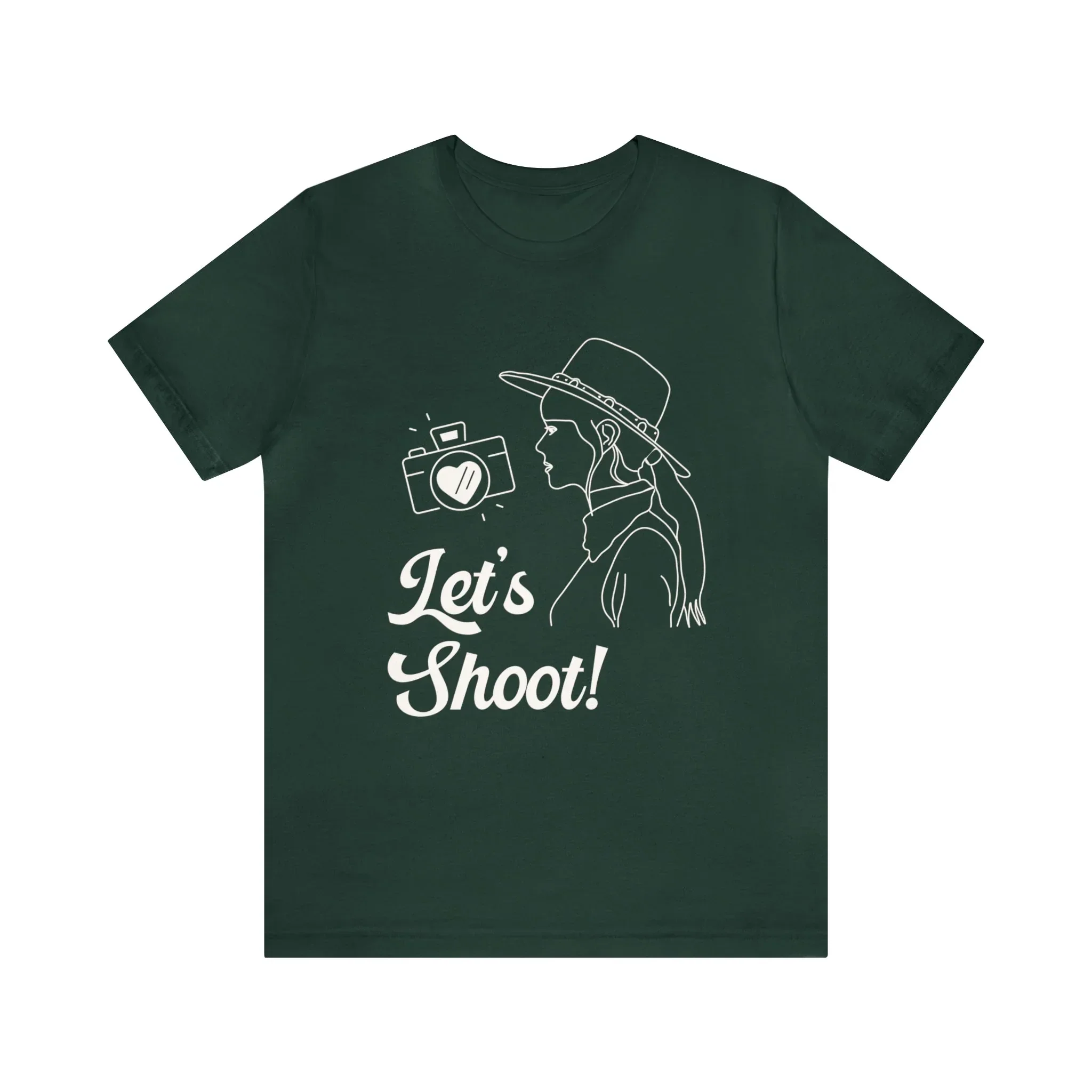 Let's Shoot! | Funny Western Aesthetic Tee Shirt for Wedding Photographer - Image 3