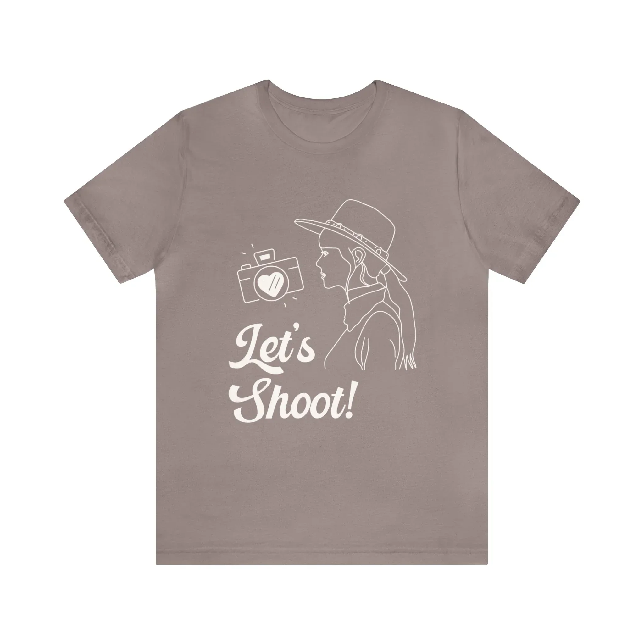 Let's Shoot! | Funny Western Aesthetic Tee Shirt for Wedding Photographer - Image 4