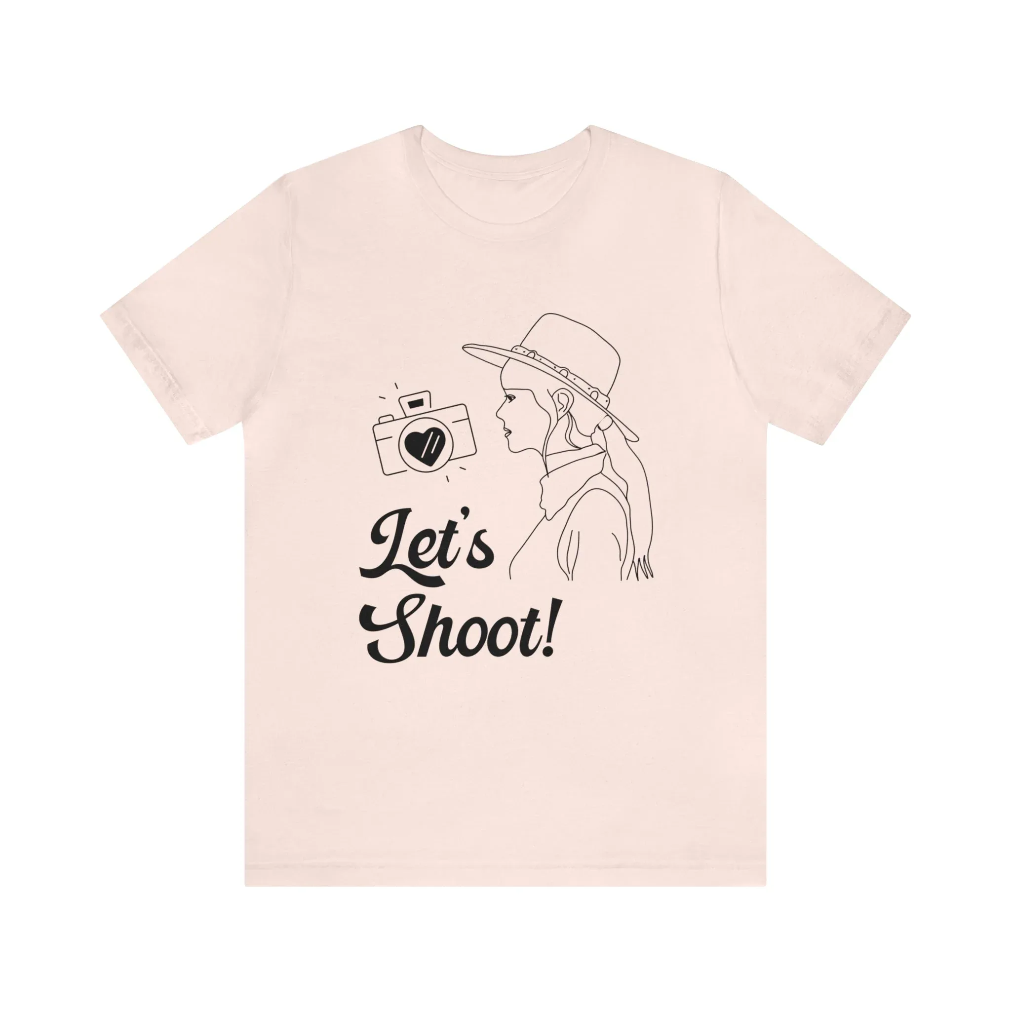 Let's Shoot! | Funny Western Aesthetic Tee Shirt for Wedding Photographer - Image 5