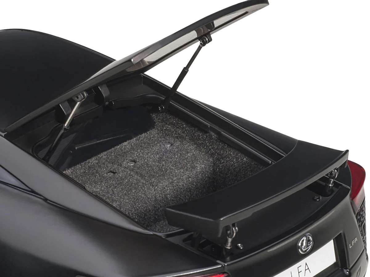 Lexus LFA Matt Black 1/18 Model Car by Autoart - Image 4