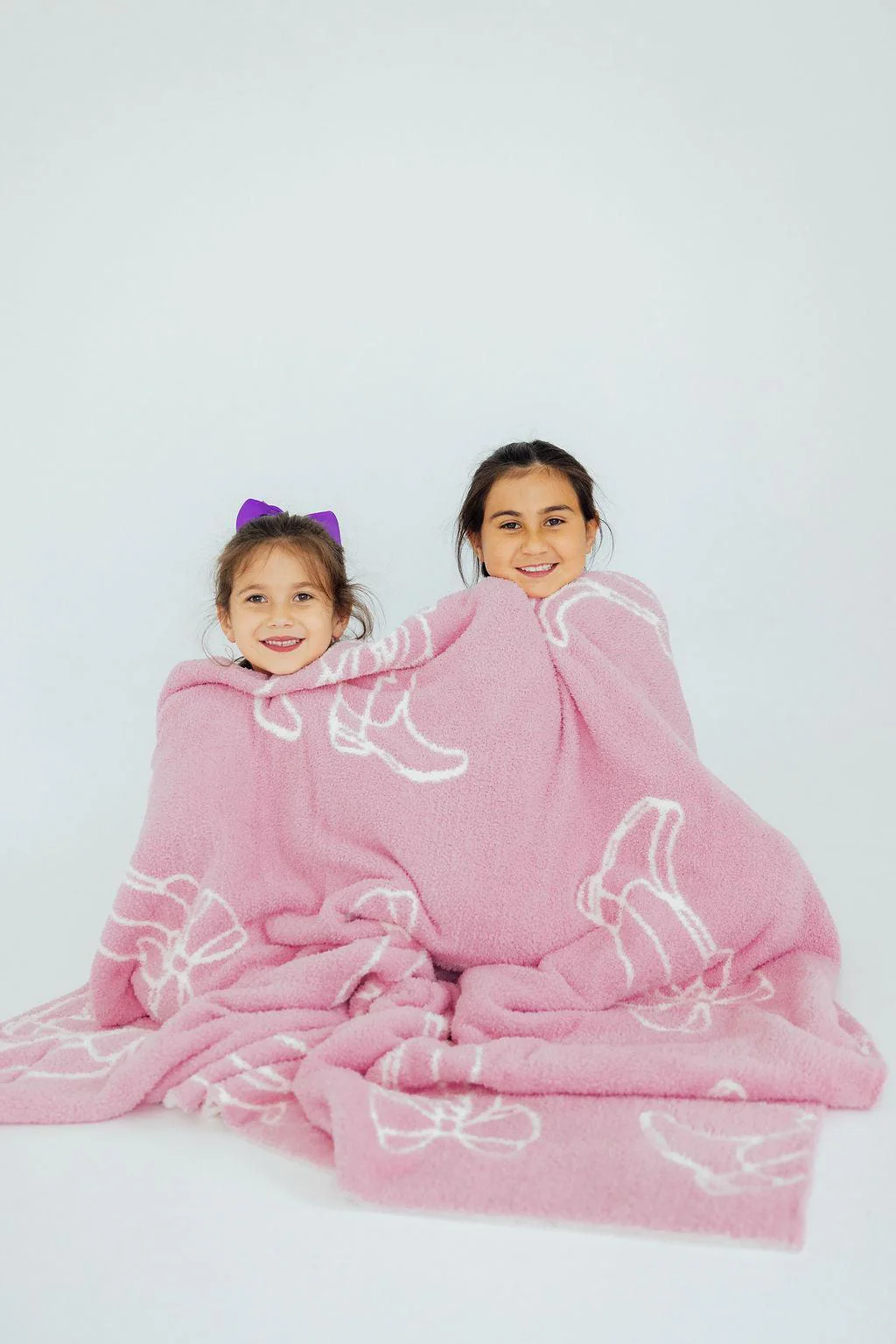 Light Pink Cowgirl Cozy Blanket - Image 2