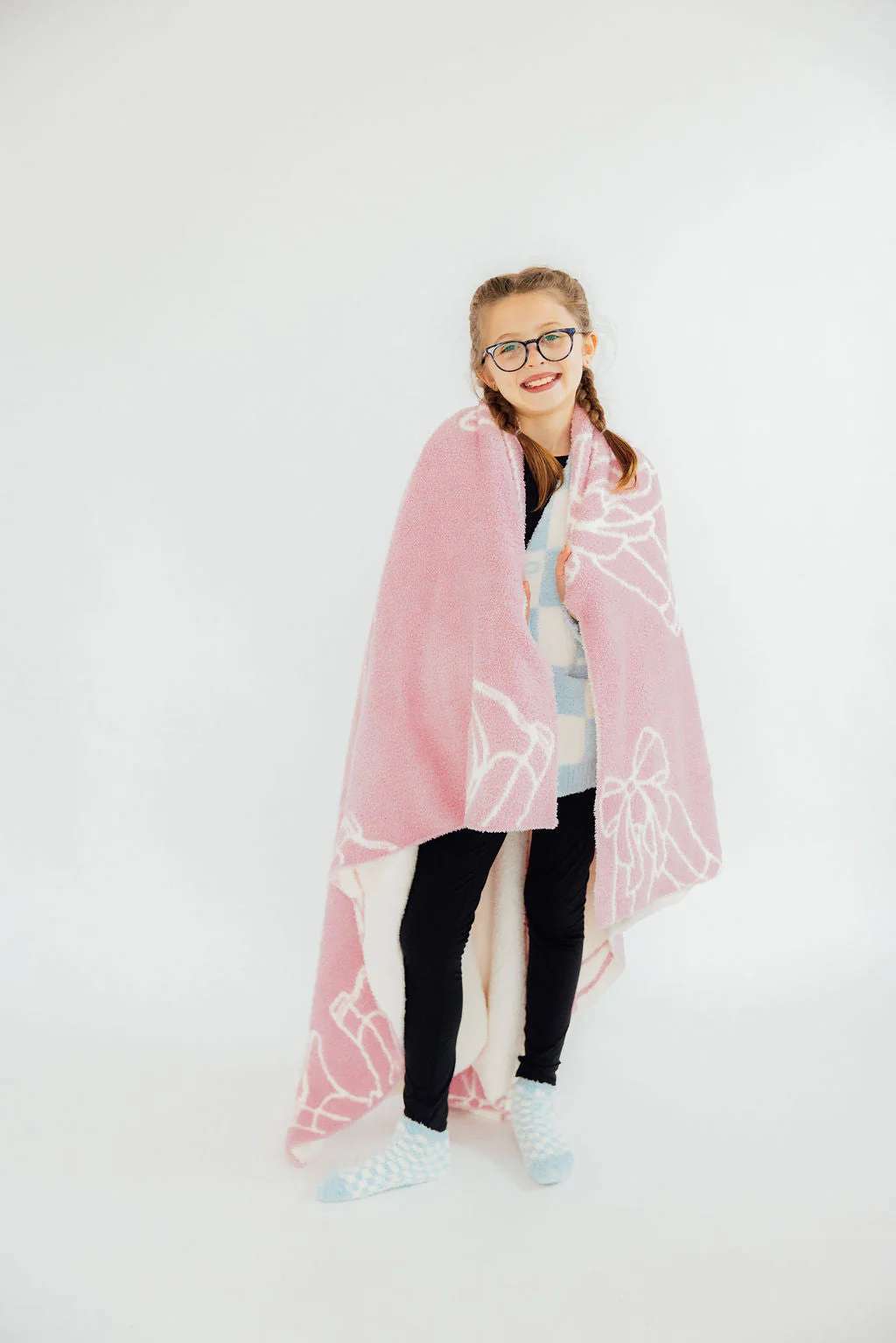 Light Pink Cowgirl Cozy Blanket - Image 3