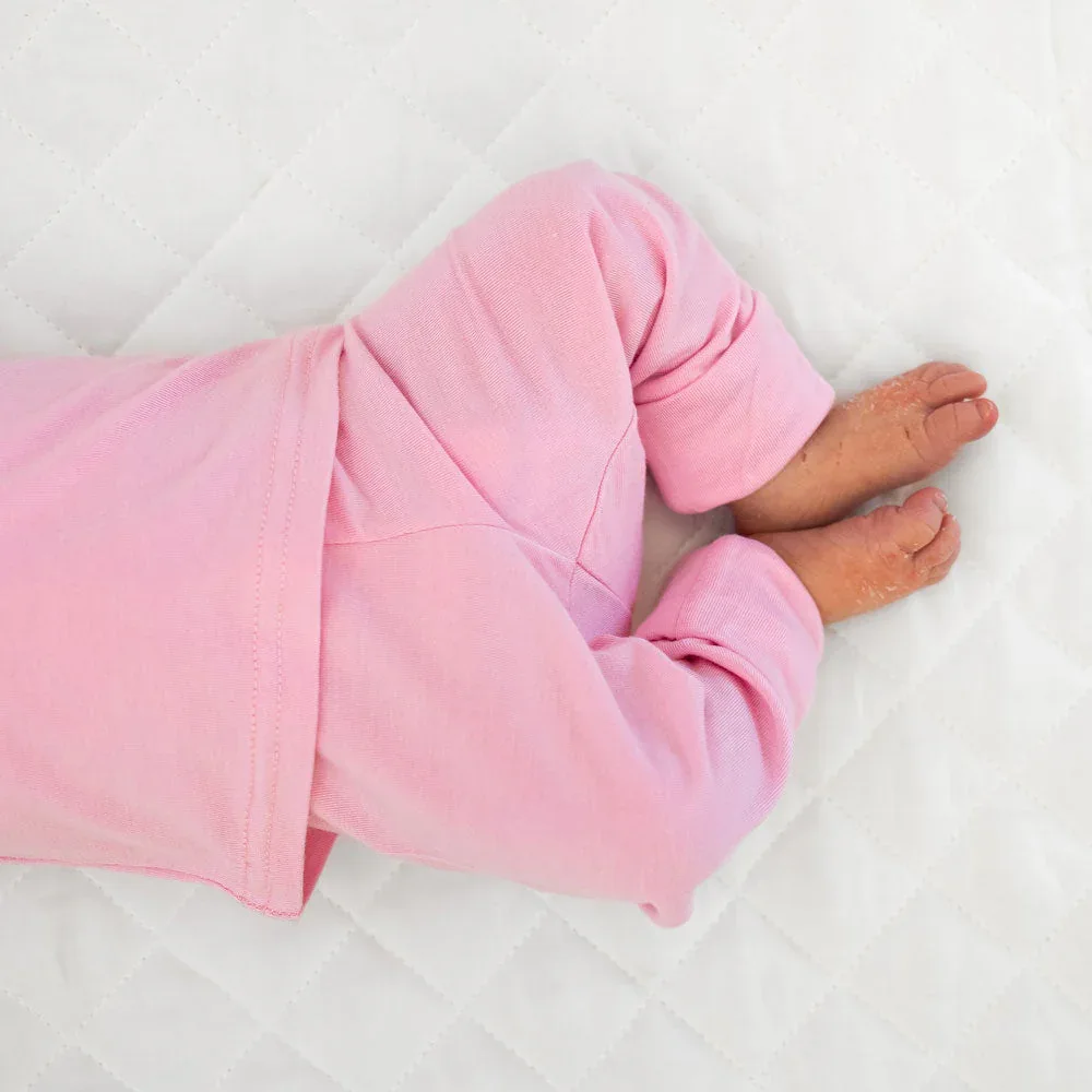 Light Pink Infant 2-Piece Bamboo Set - Image 3
