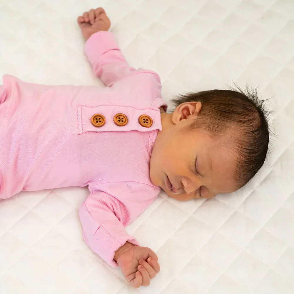 Light Pink Infant 2-Piece Bamboo Set - Image 5
