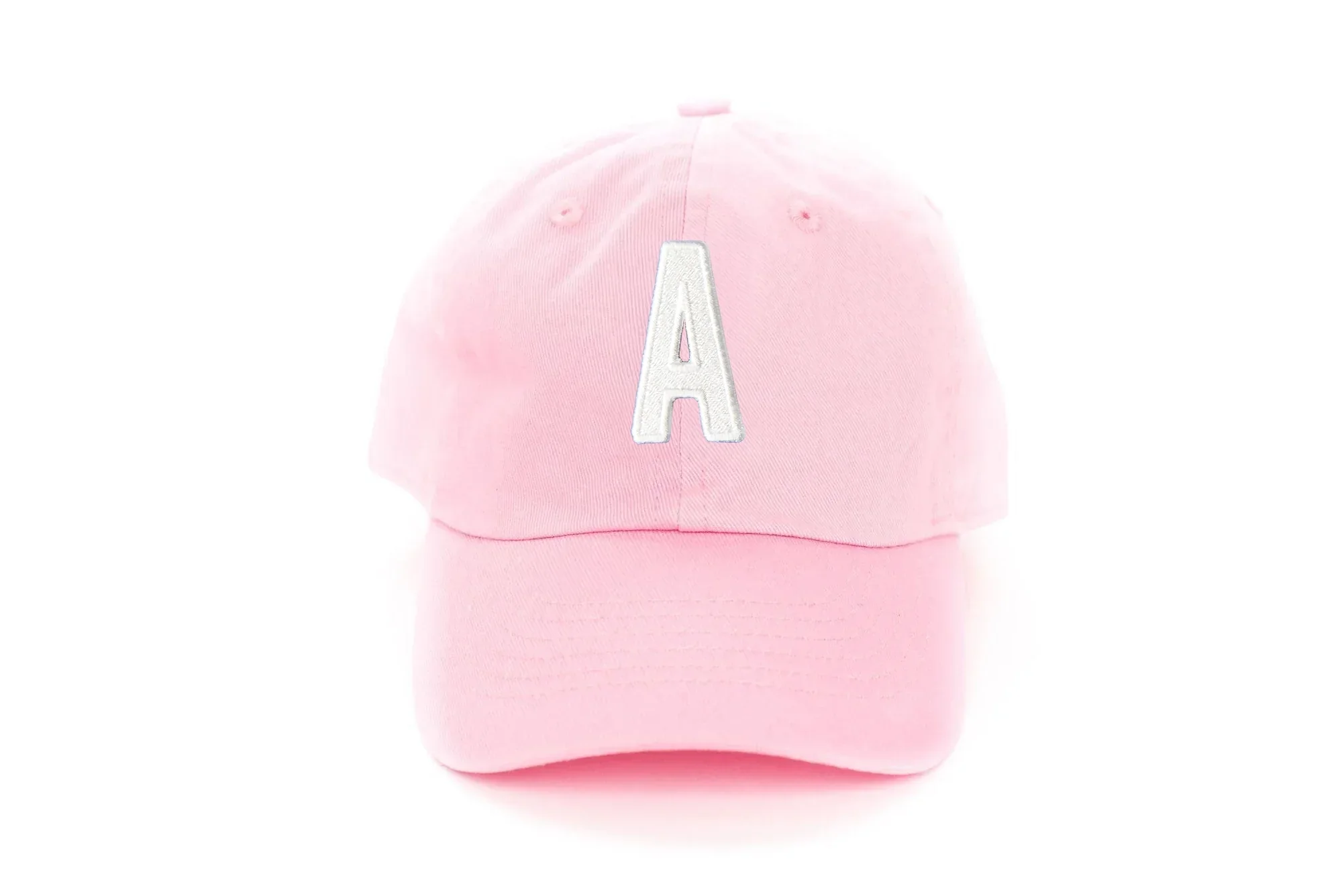 Light Pink Letter Baseball Hat - Image 14