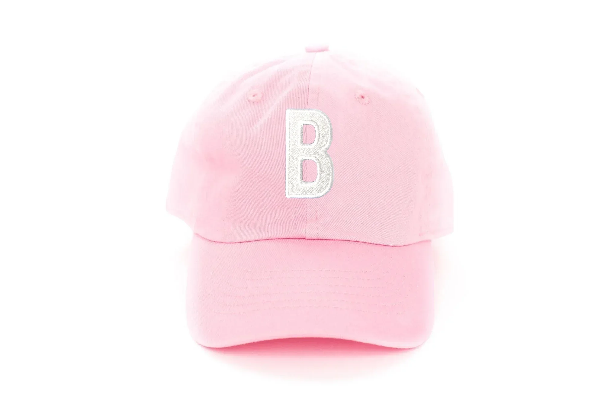 Light Pink Letter Baseball Hat - Image 15