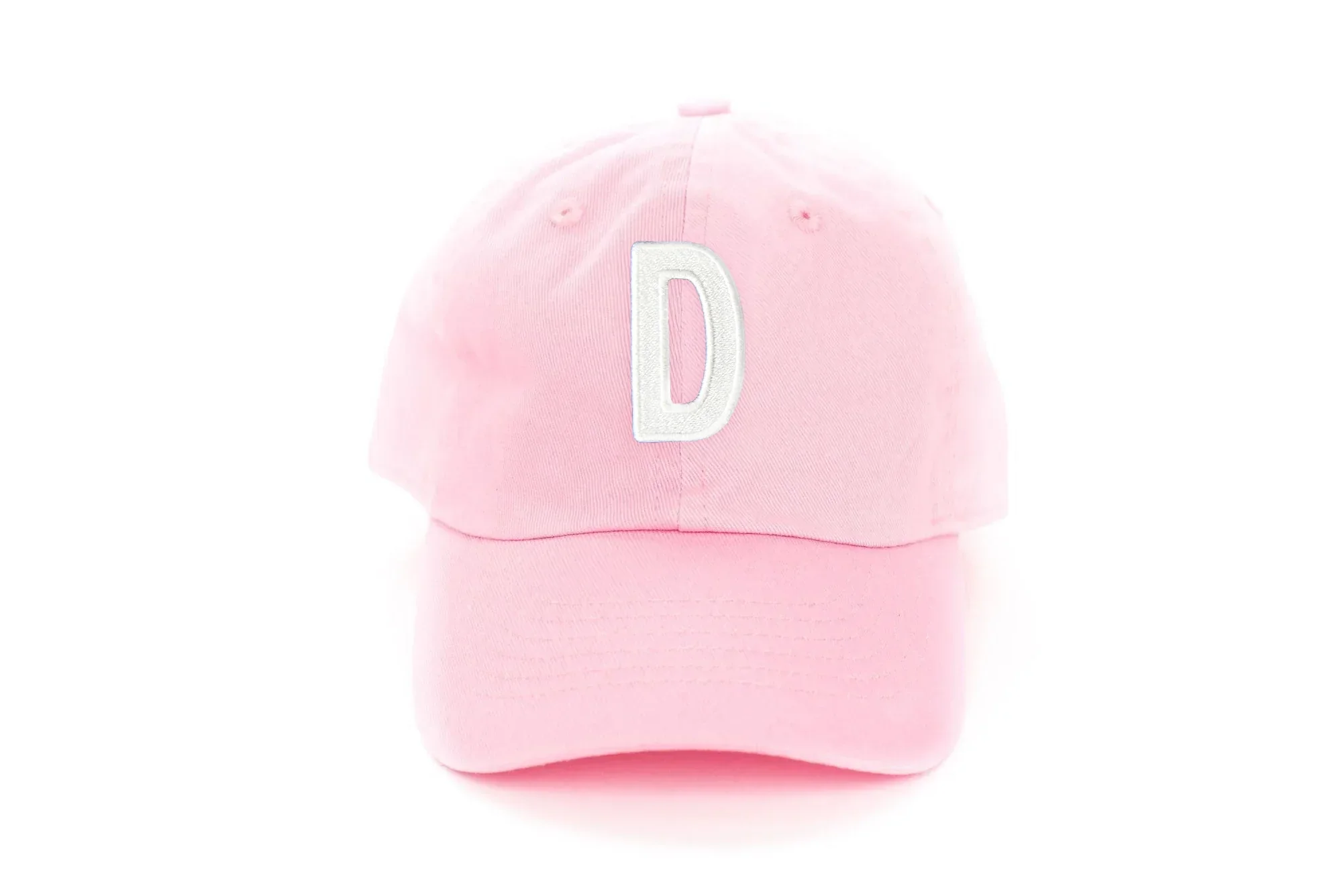 Light Pink Letter Baseball Hat - Image 17