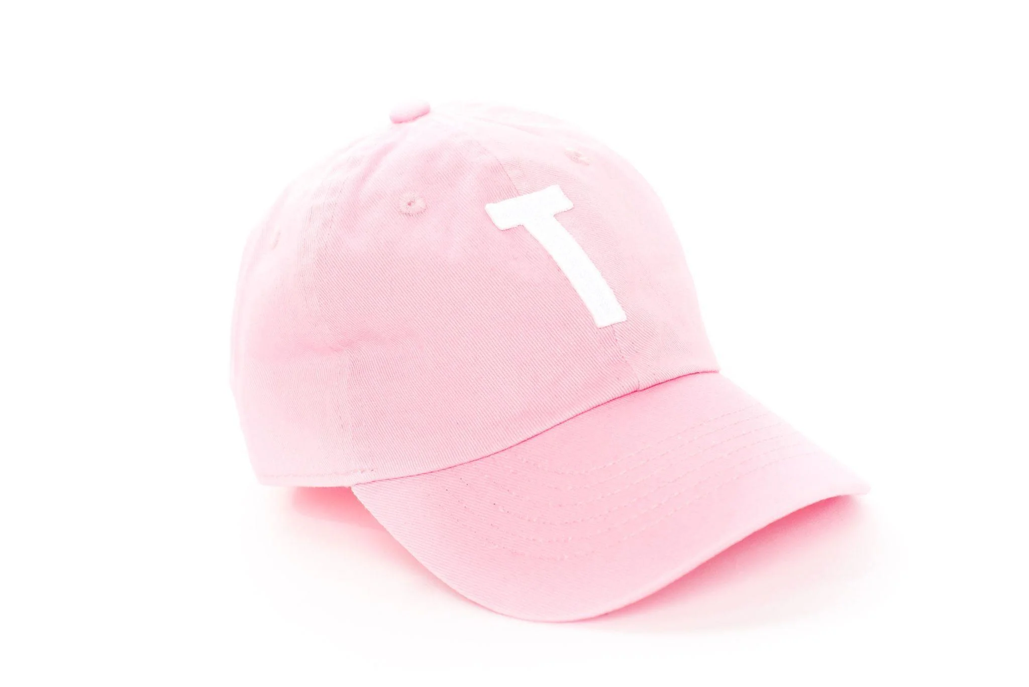 Light Pink Letter Baseball Hat - Image 2