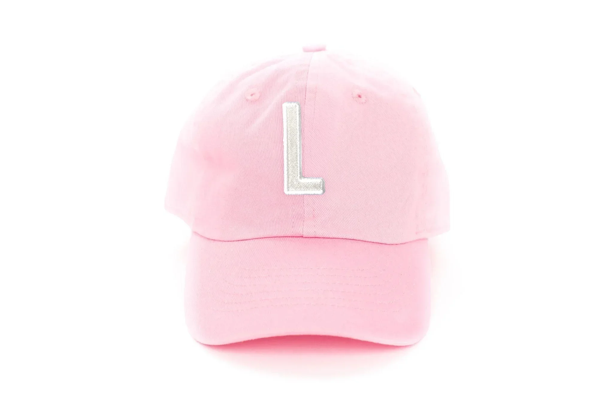 Light Pink Letter Baseball Hat - Image 25