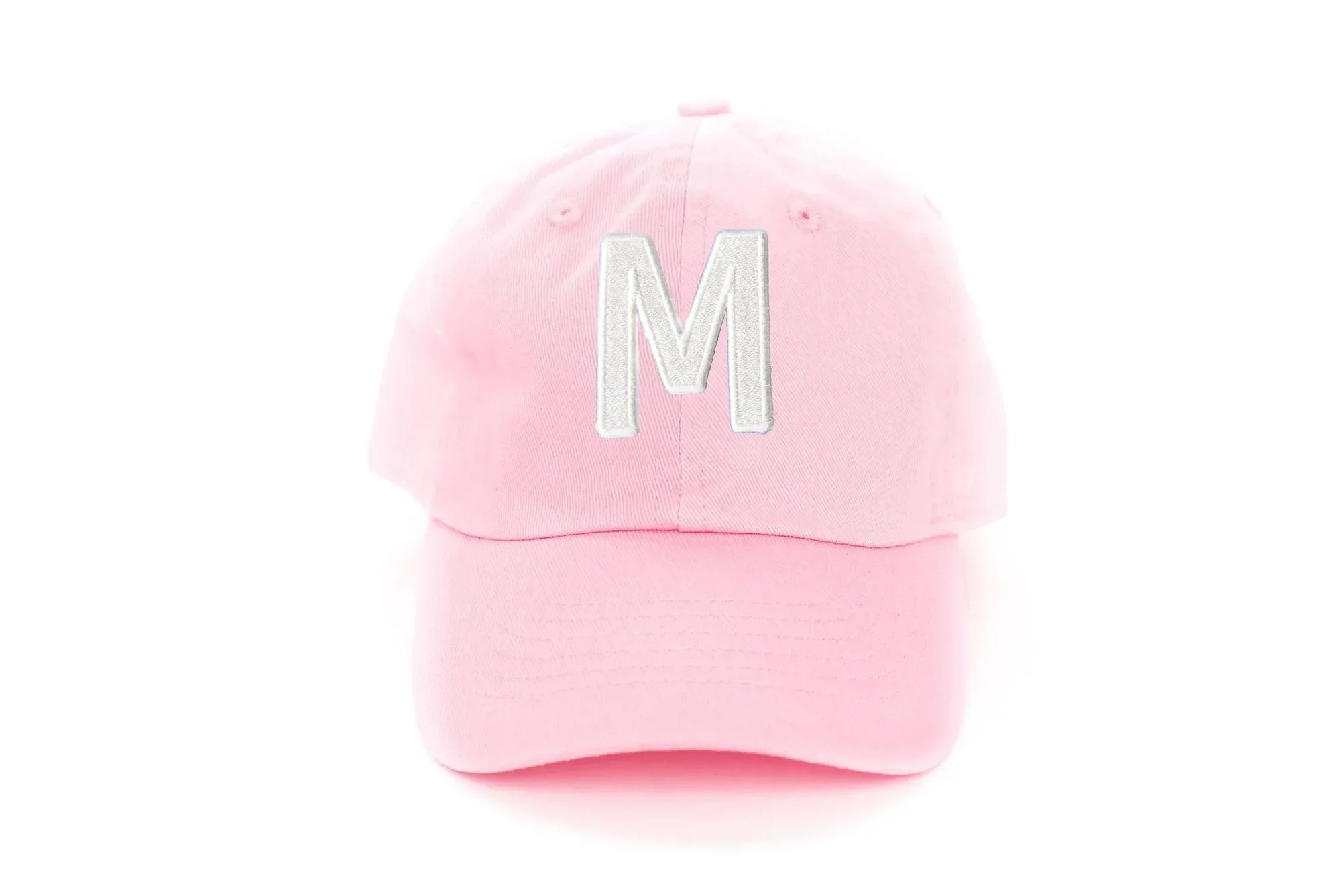 Light Pink Letter Baseball Hat - Image 26