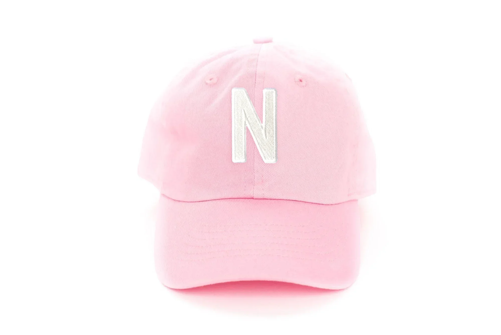 Light Pink Letter Baseball Hat - Image 27