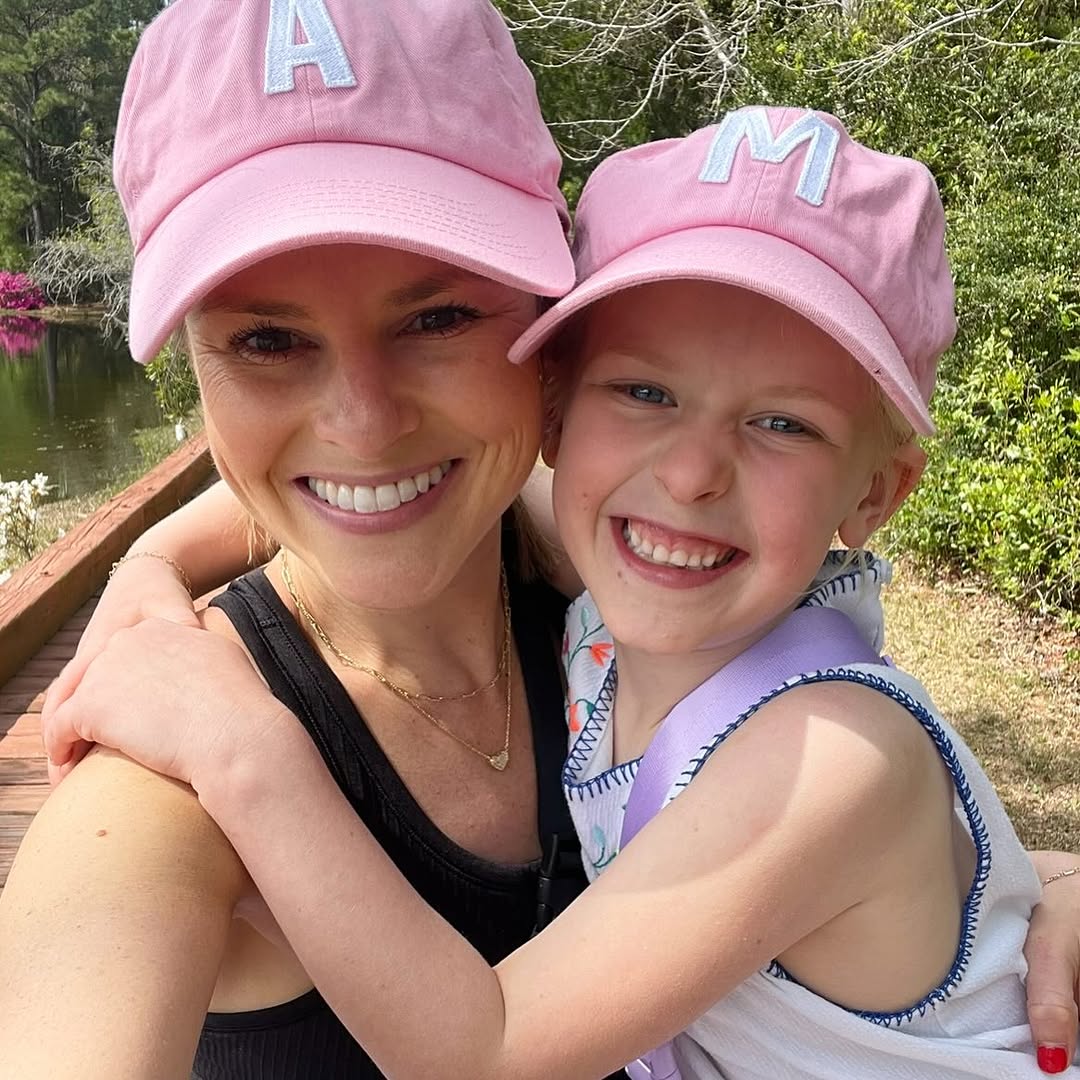 Light Pink Letter Baseball Hat - Image 3