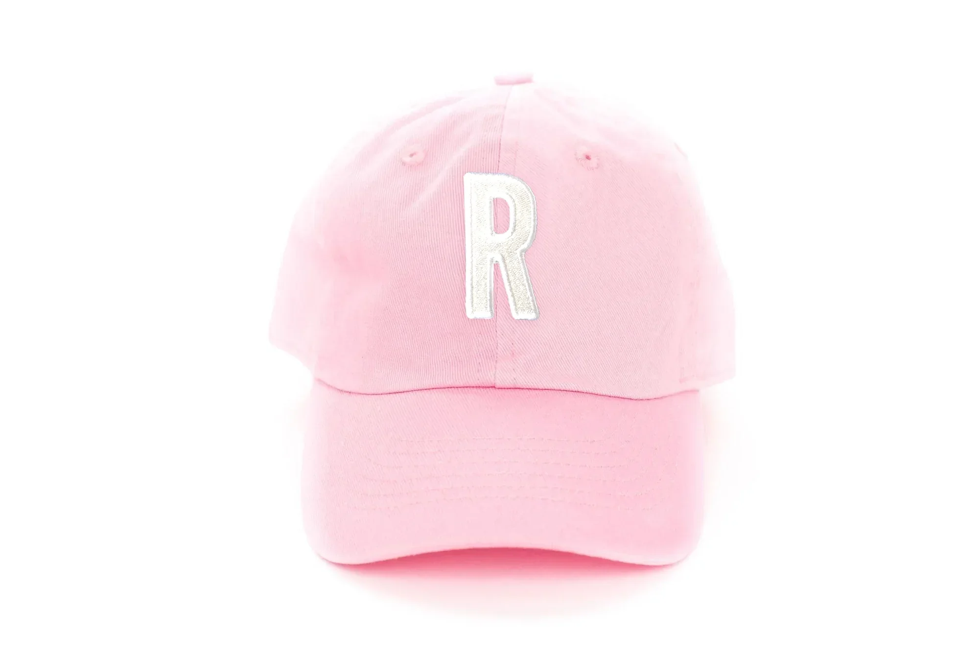 Light Pink Letter Baseball Hat - Image 31