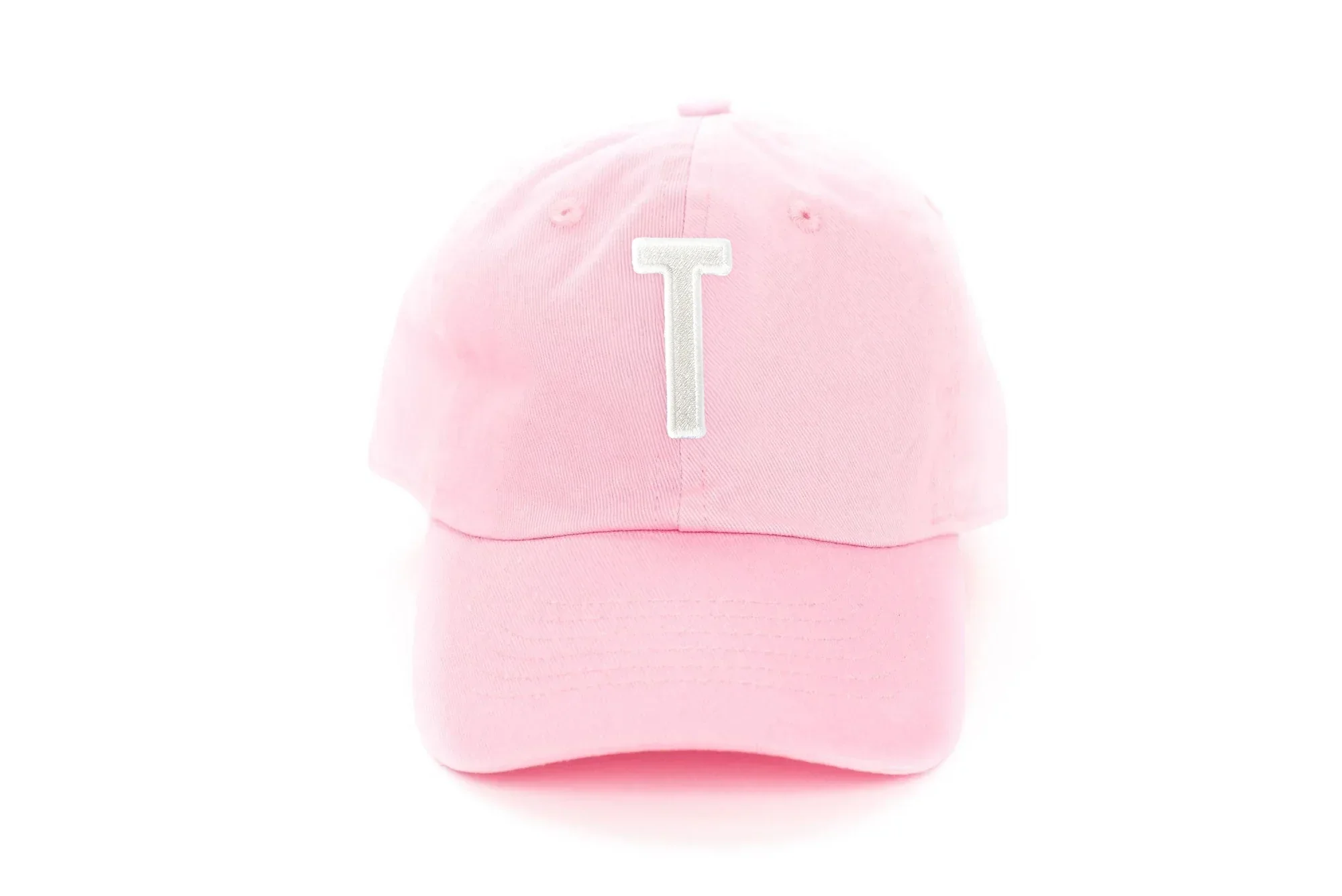 Light Pink Letter Baseball Hat - Image 33