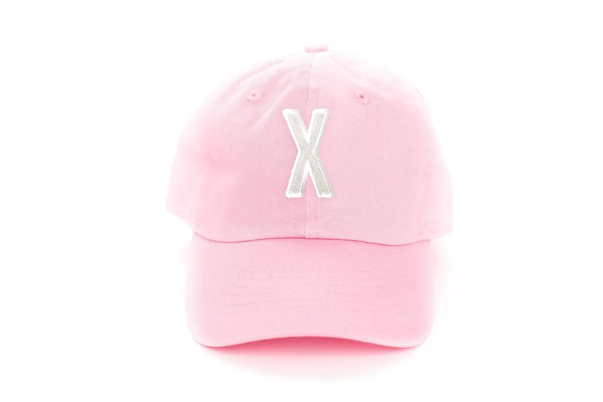 Light Pink Letter Baseball Hat - Image 37