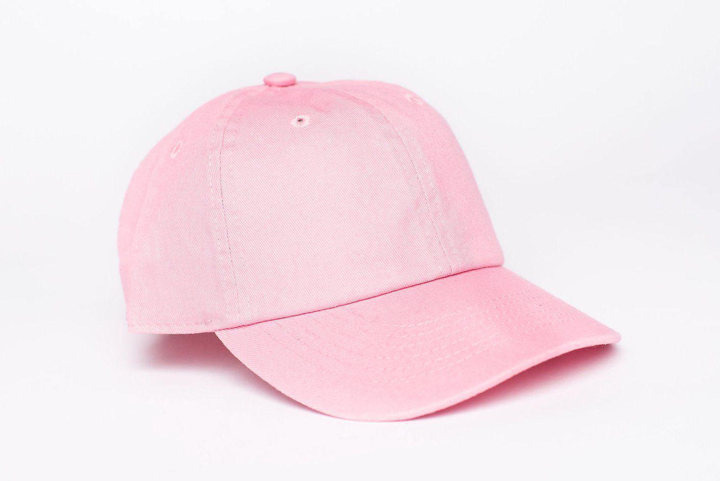 Light Pink Letter Baseball Hat - Image 9