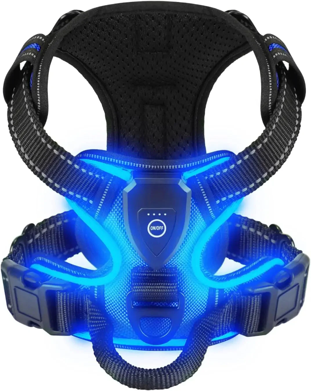 Light-Up LED Dog Harness – Rechargeable No-Pull Vest for Night Walking - Image 8