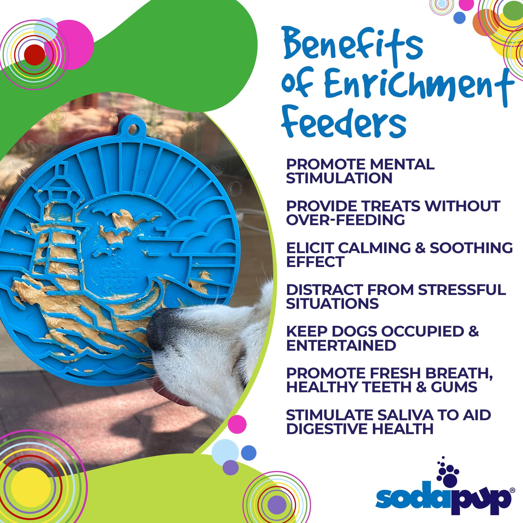 Lighthouse eMat - Enrichment Lick Mat For Dogs and Cats - With Suction Cups | USA Made - Image 4