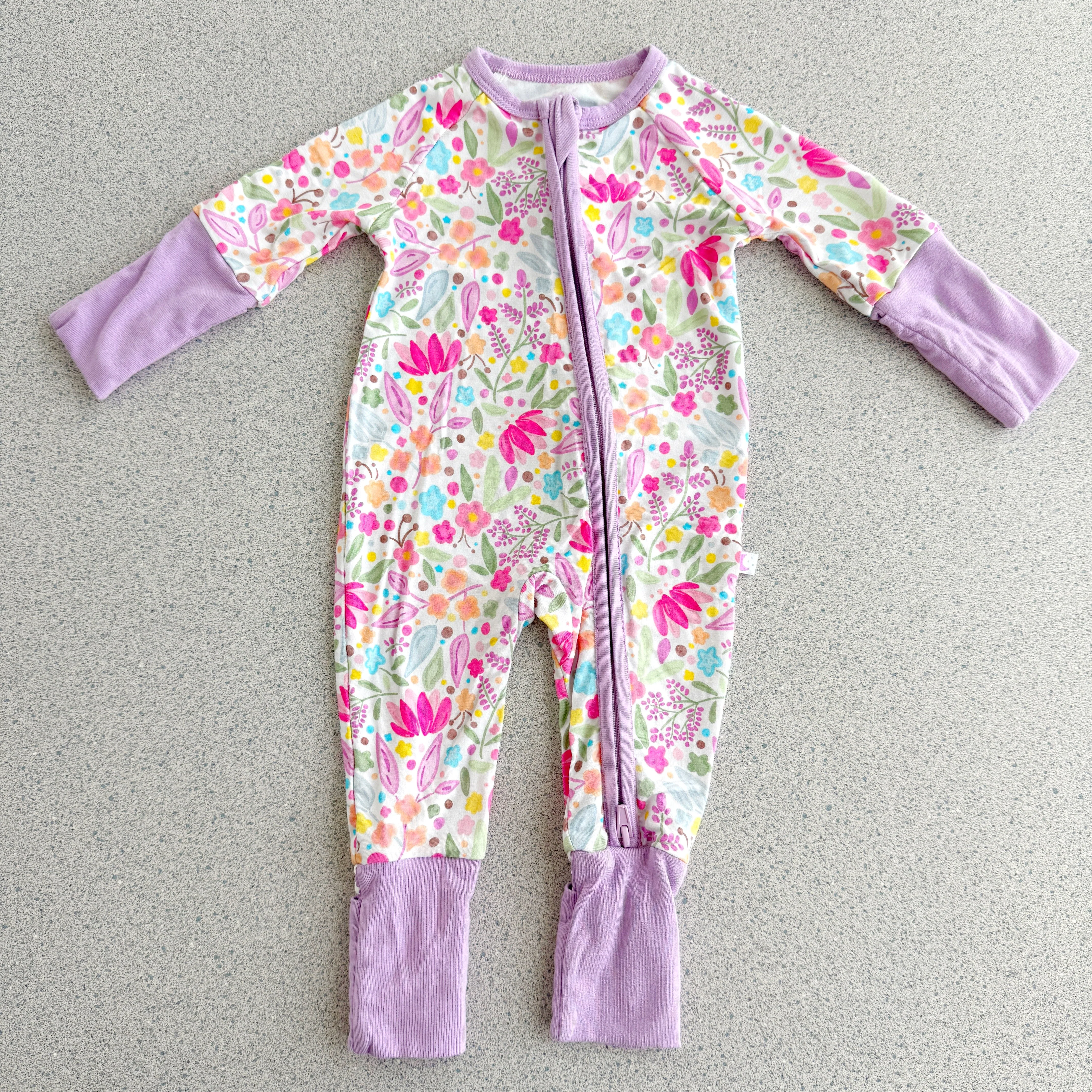 Lilac Petals Bamboo Pajamas - Image 2
