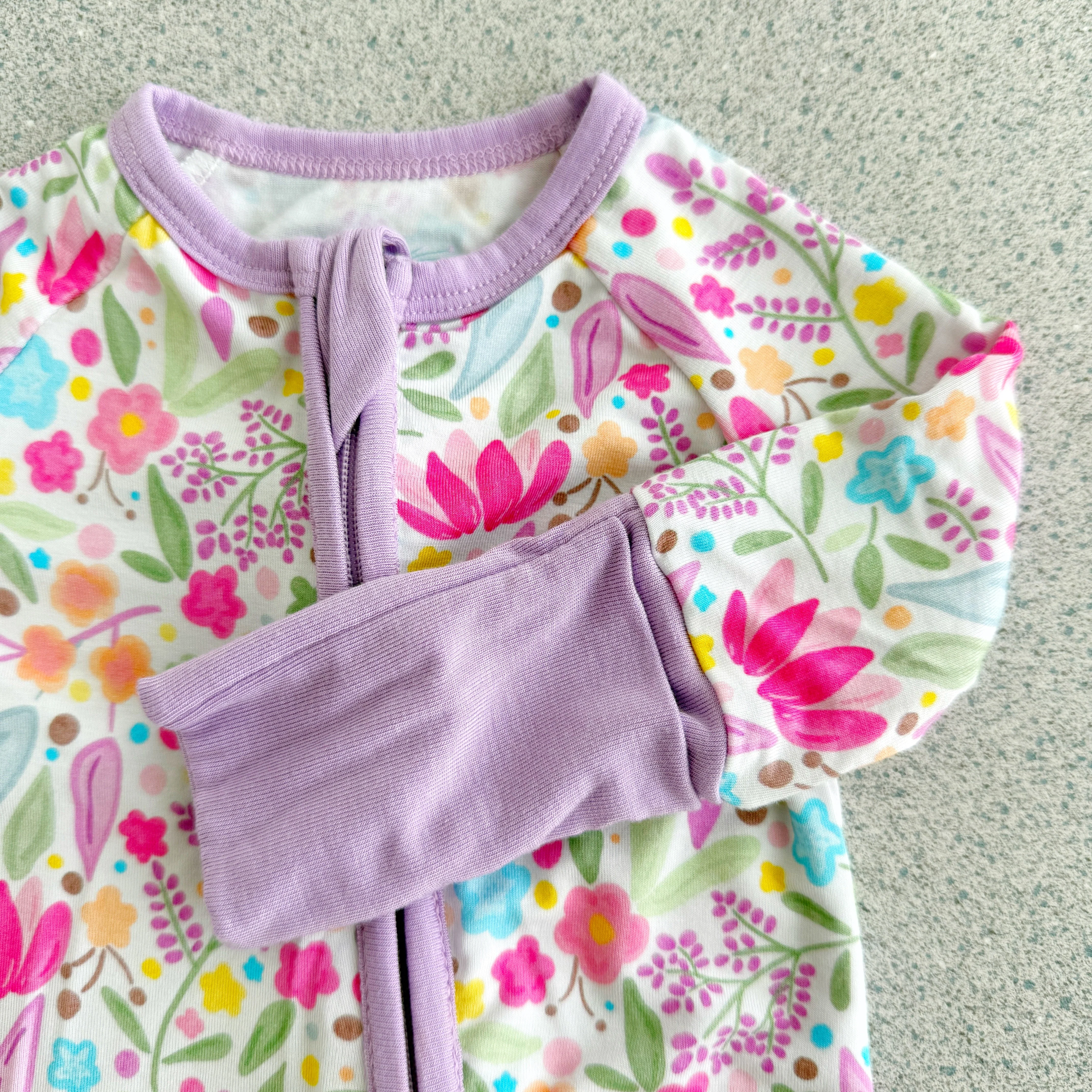 Lilac Petals Bamboo Pajamas - Image 4