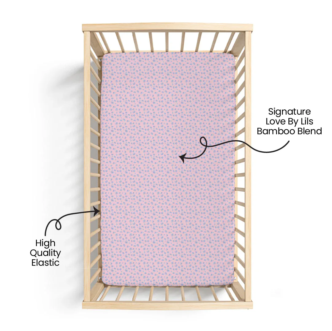 Lillian Leopard Bamboo Crib Sheet - Image 2