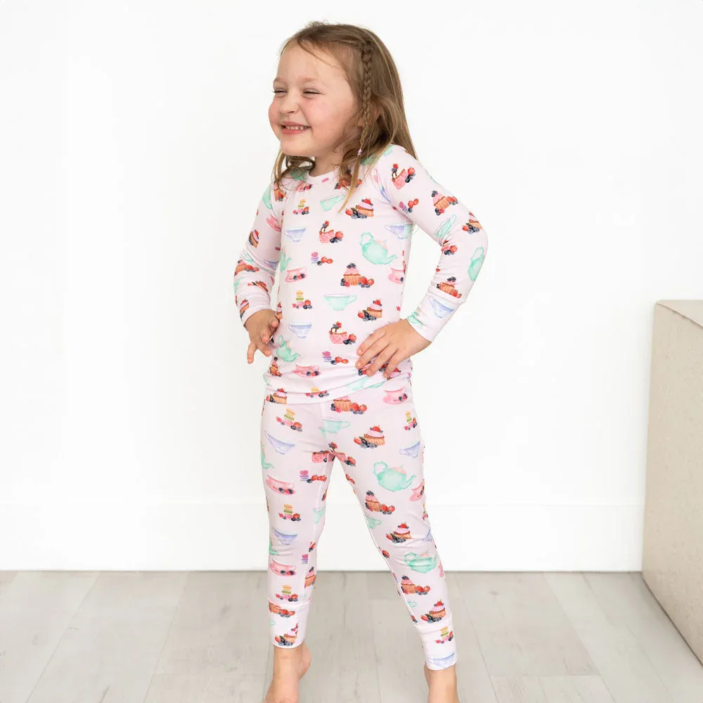 Lillian's Garden Tea Party Bamboo 2-Piece Long Sleeve Set - Image 2