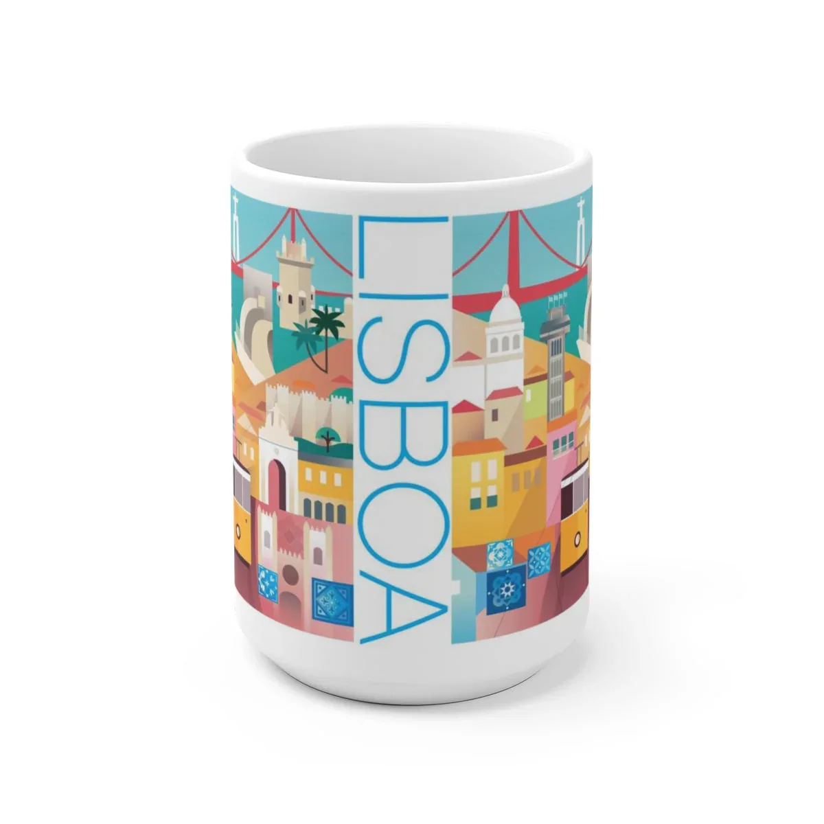 LISBON 11 OZ OR 15 OZ CERAMIC MUG - Image 2