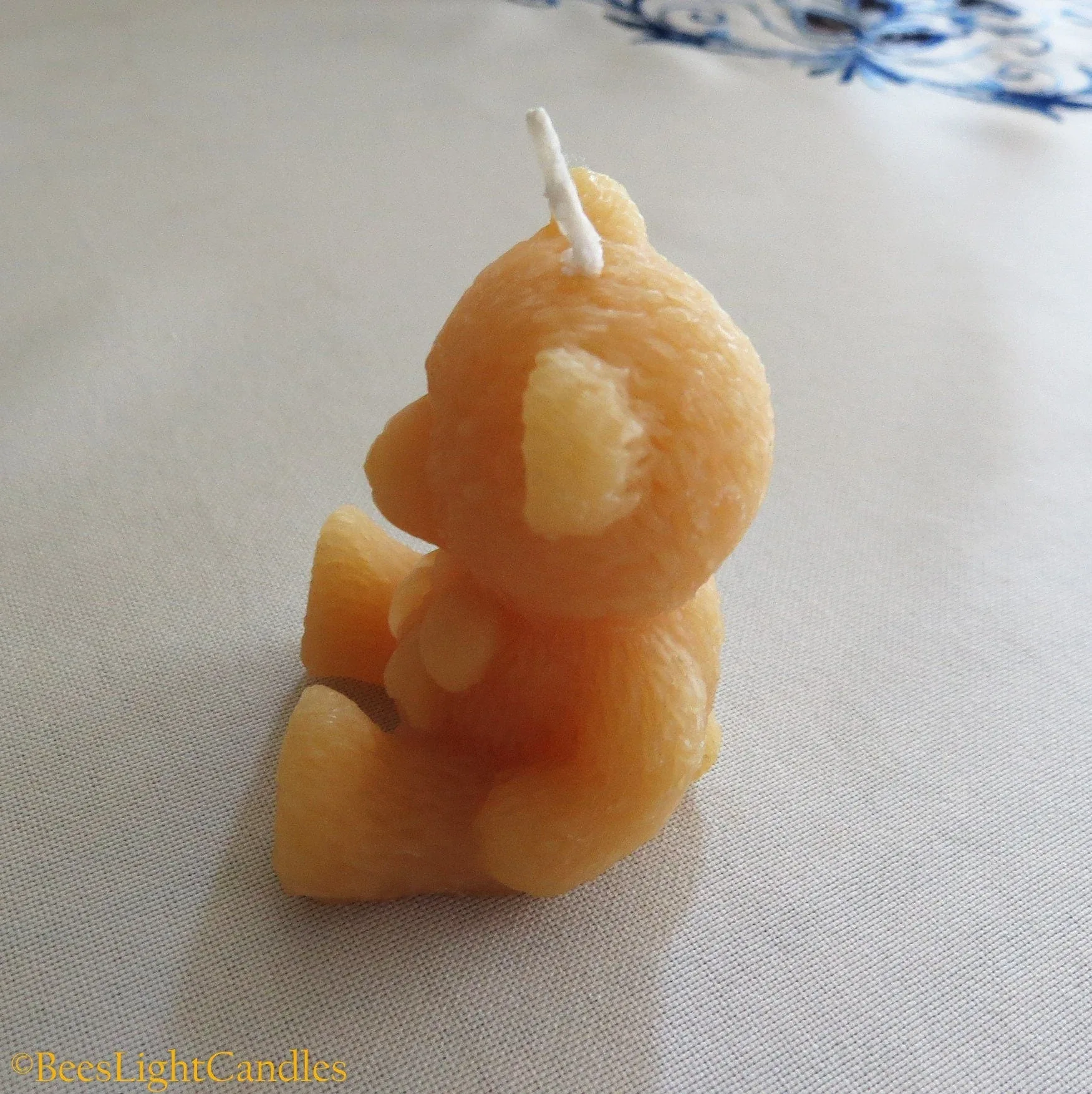 Little Bear Beeswax Candle - Image 3
