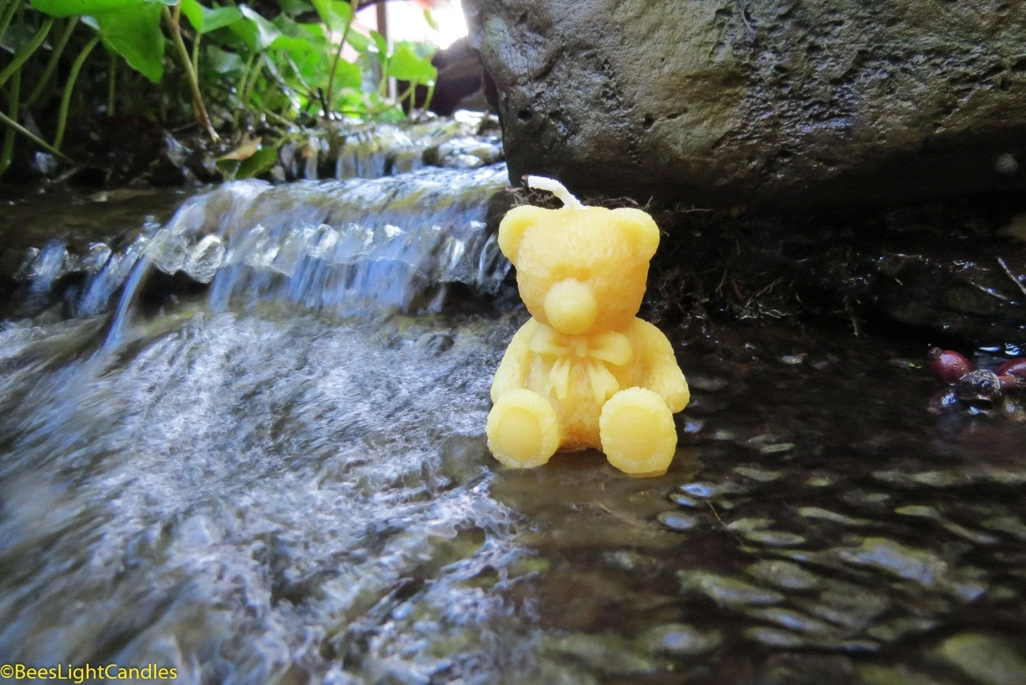 Little Bear Beeswax Candle - Image 4