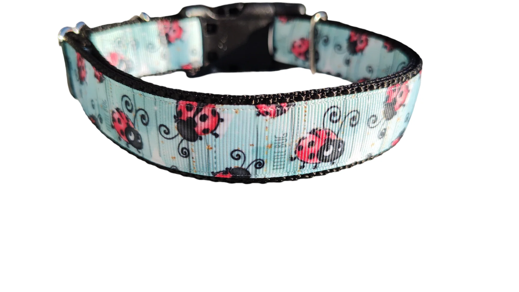 Little Bug Ladybug Nylon Dog Collar - Image 3