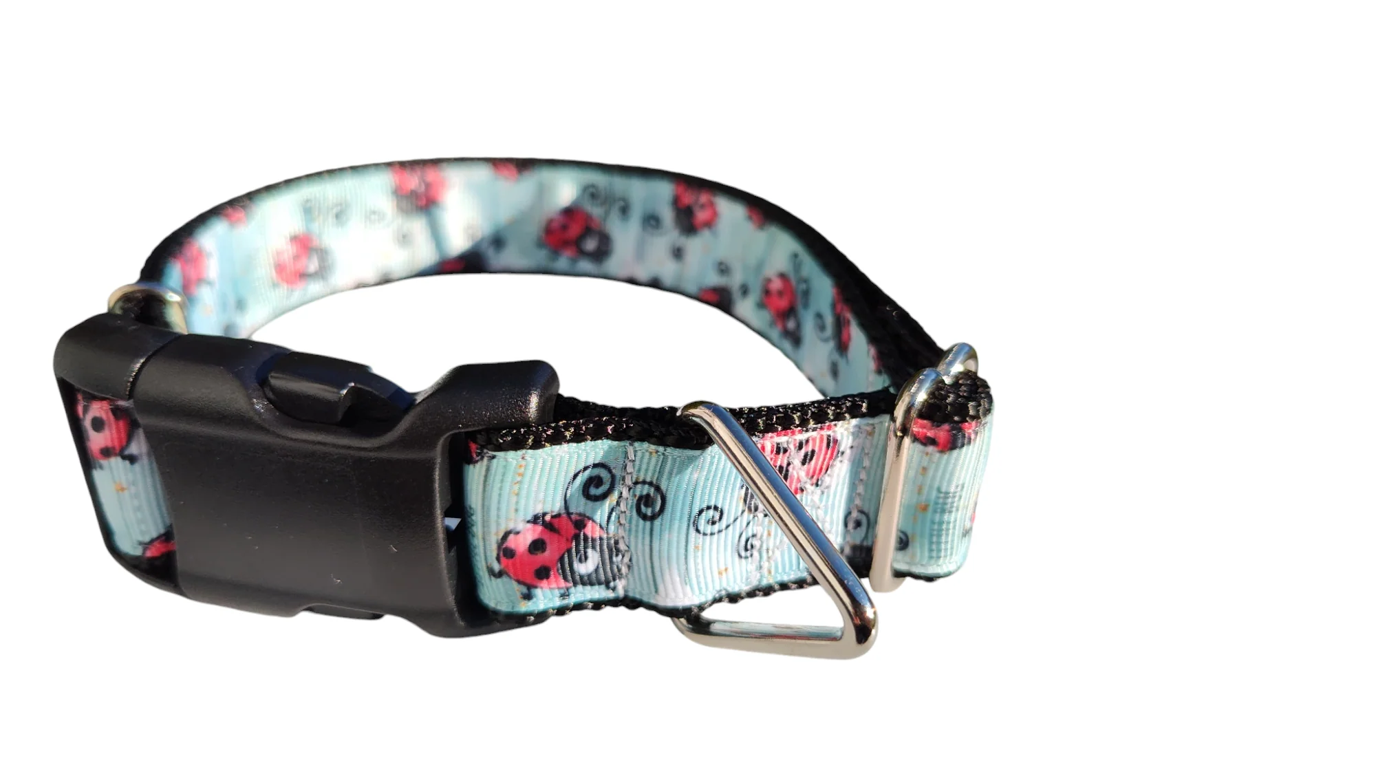 Little Bug Ladybug Nylon Dog Collar - Image 4