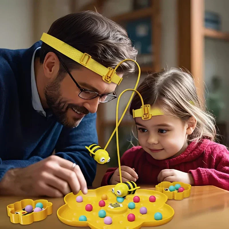 Little Bumblebee Board Game – Educational Puzzle & Fishing Toy for Kids - Image 3