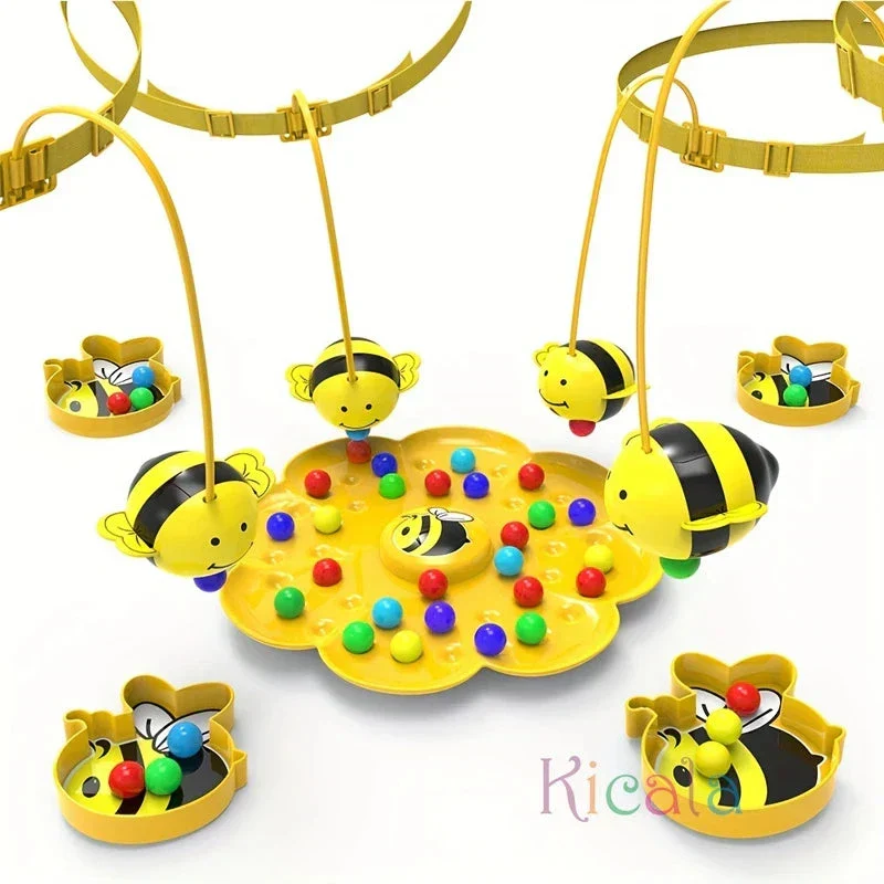 Little Bumblebee Fishing Puzzle Board Game - Interactive Educational Toy for Kids & Family Fun - Image 2